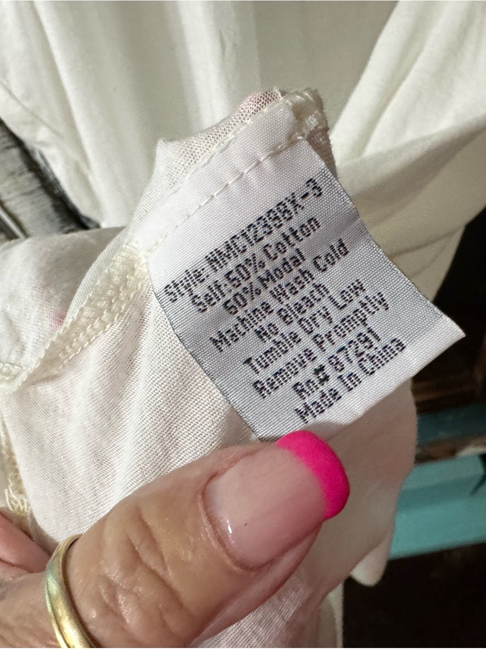 Johnny Was white Essential Soft Touch Tank Top - Picture 3 of 5
